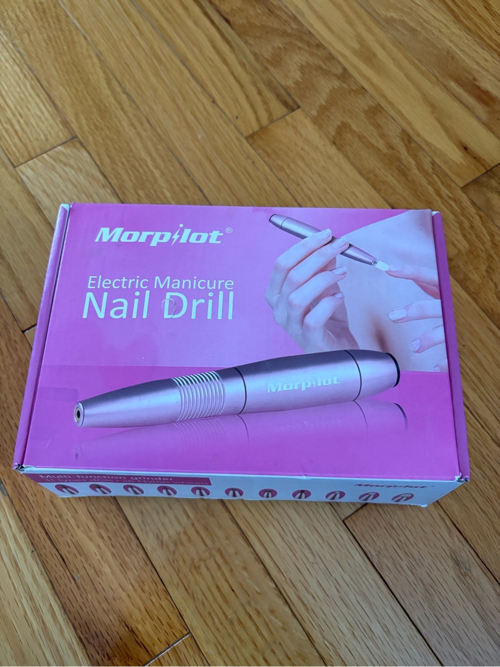 Morpilot Electric Manicure Nail Drill - Pink Box